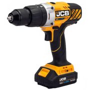 JCB 18V Cordless  Combi Drill and Impact Driver with 2 x 2Ah Li-ion Batteries and 20" Kit Bag - 21-18TPK-2-BG